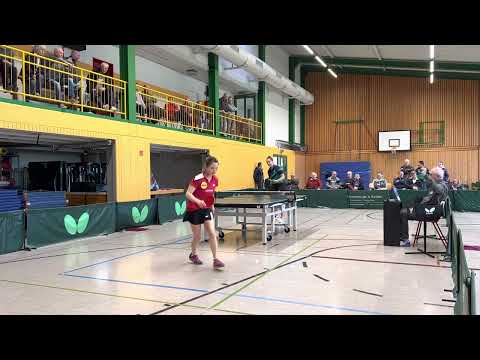 Qian Wan - Hannah Schönau | 3. Bundesliga 22/23 1. Satz Tischtennis