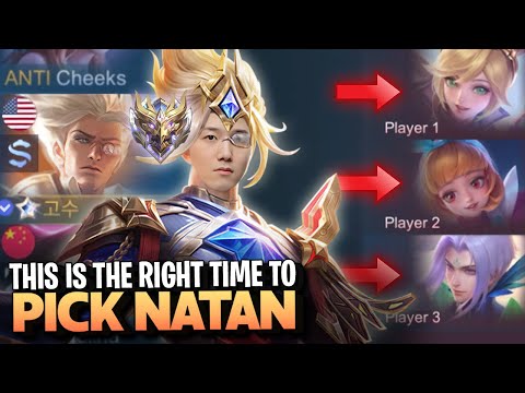 Annoying Angela and Layla? PERFECT TIME for playing NATAN | Mobile Legends