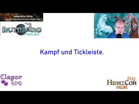 Workshop Heinzcon 2022 zum Thema Foundry VTT und Splittermond.