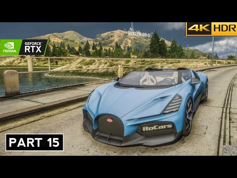 GTA 5 Enhanced 4k Ultra Realistic Graphics Gameplay Walkthrough- Part 15 -[4k 60FPS] - No Commentary