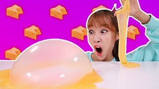 체다치즈 액체괴물 액괴 바풍 만들기 놀이 slime 지니