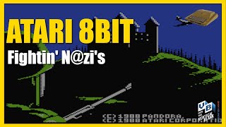 Blastin' N@zi's the Atari 8bit way. Into the Eagles Nest