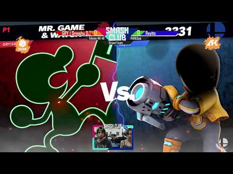 Smash Club #48 - Smashu (Game & Watch) vs Rayito (Mii Gunner) - Grand Finals