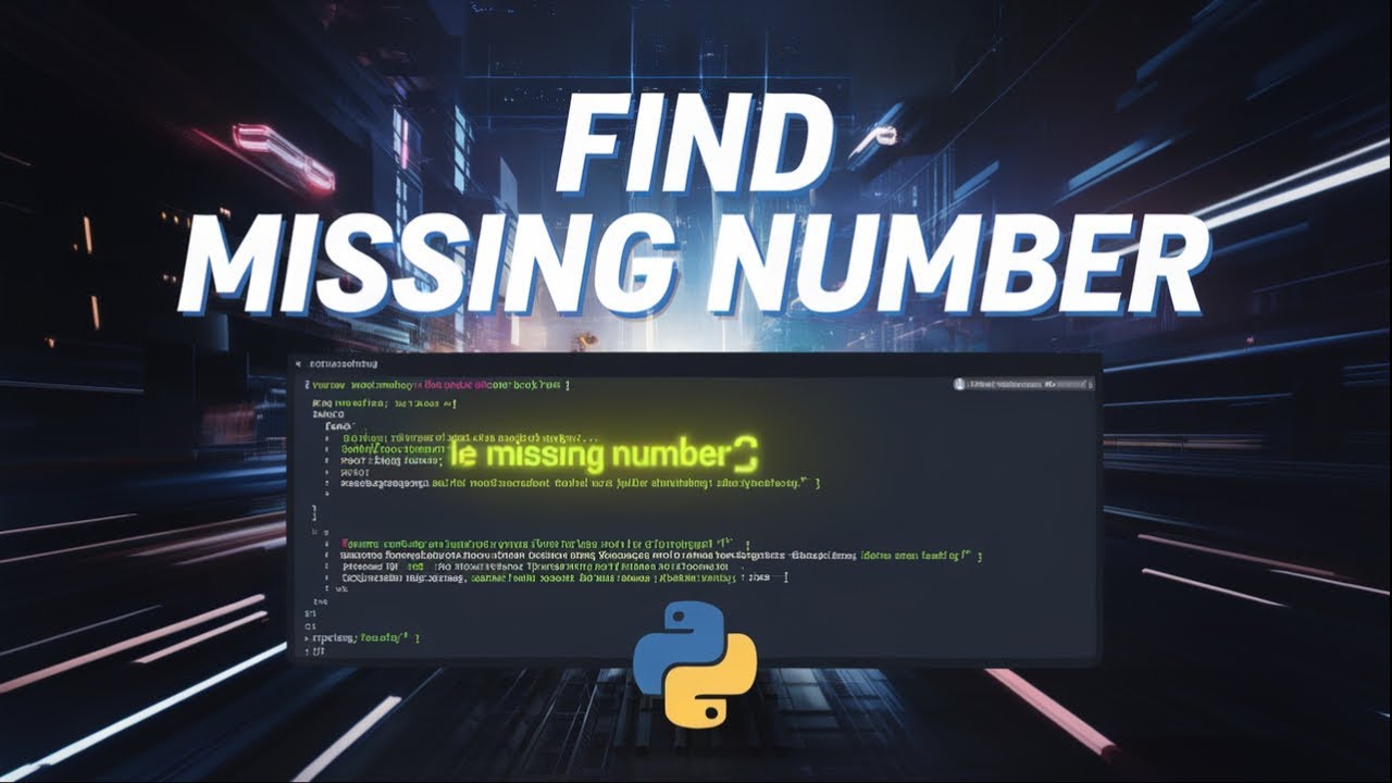 Python Program to Find Missing Number in an Array (1 to N)