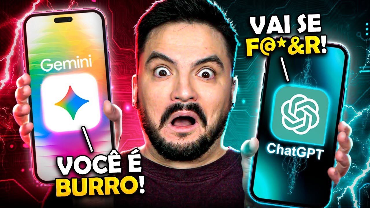 BATALHA ENTRE CHATGPT E GEMINI! QUEM GANHOU?