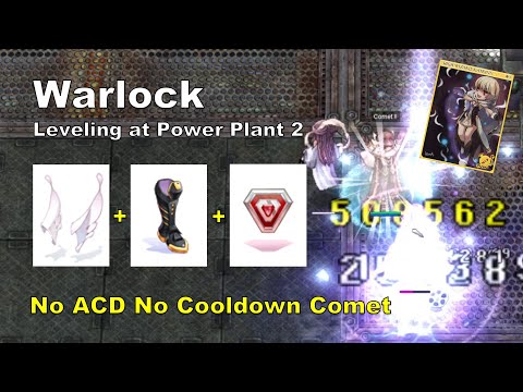 [BB iRO] Warlock - "Comet Build" - Leveling at Magic Power Plant 2 - IRO Chaos