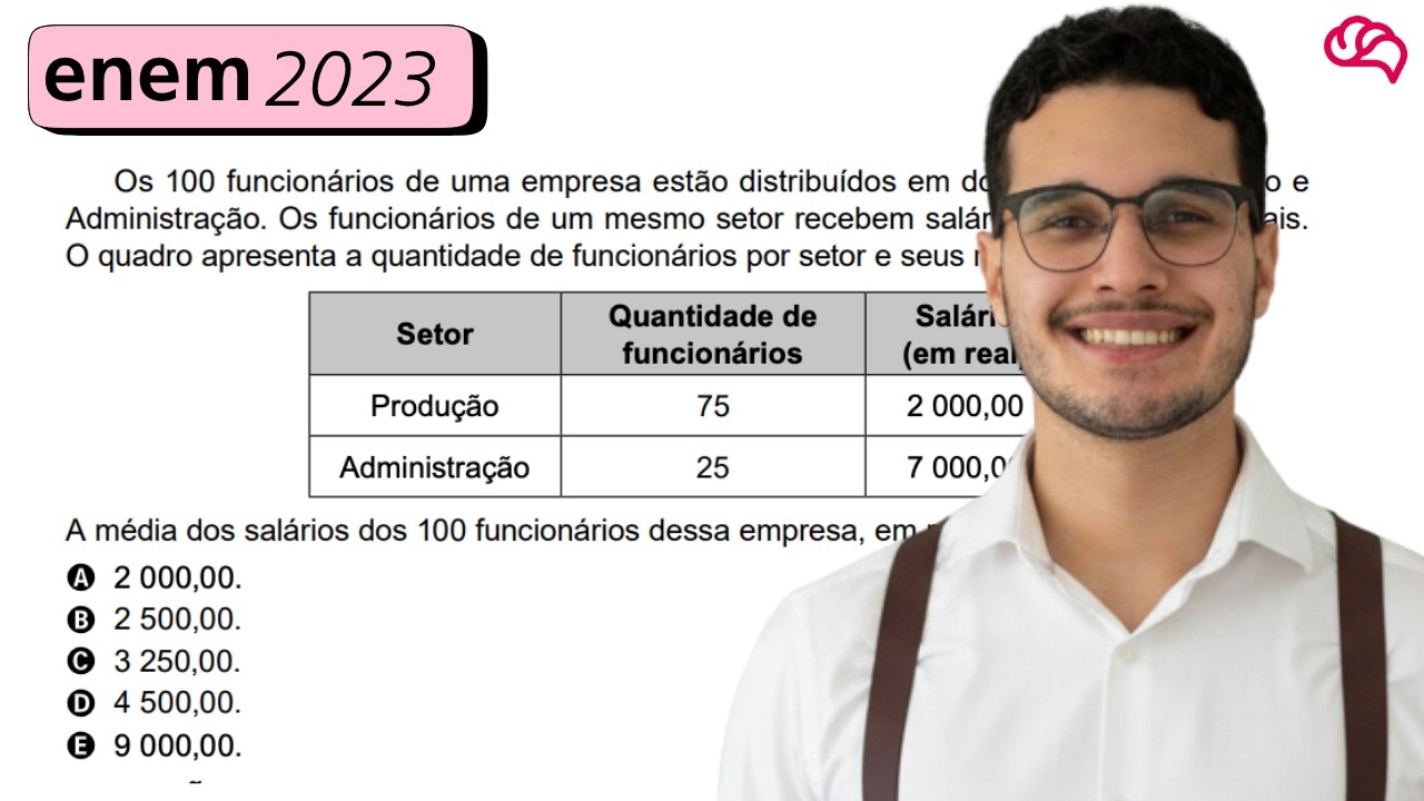 Resolução em Vídeo — Questão 137 ENEM 2023