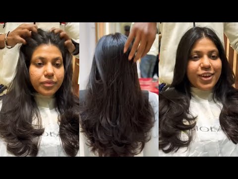 Long layers hair cut tutorial// layer cutting education