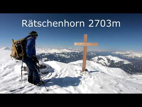 Skitour Madrisahorn 2826m / Rätschenhorn 2703m - April 2021