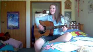 Jo singing "Save the World" by Brooke Fraser