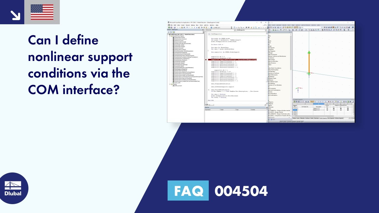 [EN] FAQ 004504 | Can I define nonlinear support conditions via the COM interface?