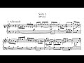 Bach - French Suite No.1 BWV 812 - Complete (with Score)