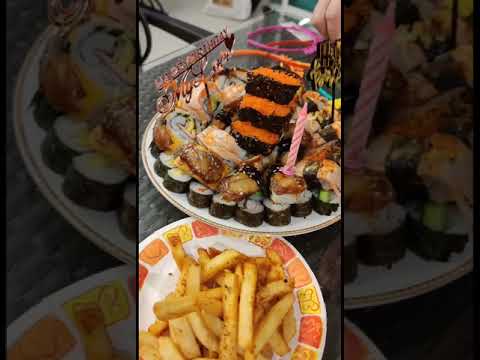 Foodievegram - Birthday celebration with Sushi cake and Nando's. @sushitei @nandosmalaysia
