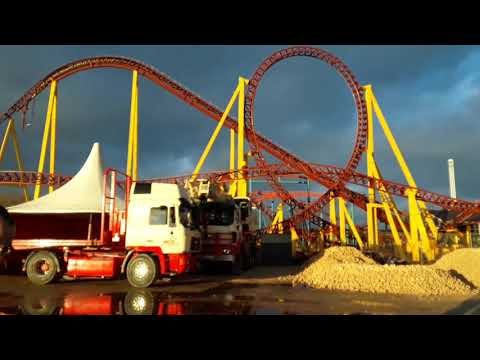 Flamingo Land 10 Inversion Coaster Construction Update - December 2019