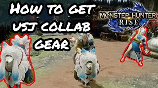 How to get USJ Armor, Layered Armor in Monster Hunter Rise - Universal Studios Japan Collaboration