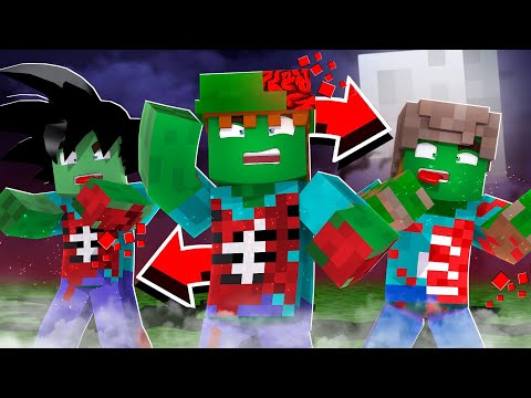 FAMÍLIA ARQUEIRA SE TRANSFORMOU EM ZUMBI NO MINECRAFT!!