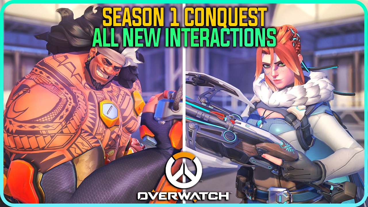 Season 1 Conquest – All New Unique Hero Interactions Overwatch