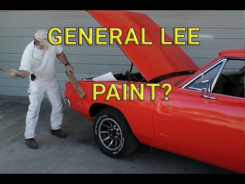 1969 Dodge Charger build restoration General Lee, PAINT?