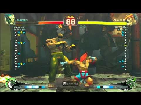 SSF4 Rank Match  piyoppia (SA)  vs  GamerBee (AD)