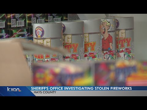 Hays Co. church says fireworks worth $12,000 were stolen Christmas night