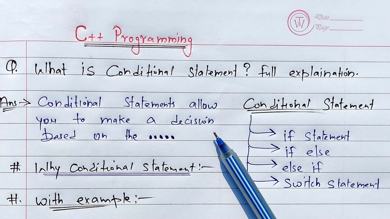 C++ Conditional Statements | Learn Coding