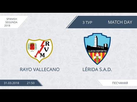 AFL18. Spain. Segunda. Rayo Vallecano - Lerida.