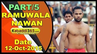 (1) Ramuwala (Moga) Kabaddi Tournament 12 Oct 2015