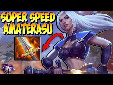 ARONDIGHT MAKES AMATERASU SO SPEEDY IN DUEL! UNCATCHABLE! - Masters Ranked Duel - SMITE