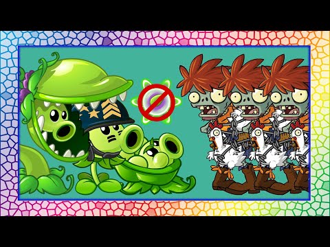 PvZ 2 Plants No Plant Food VS Chicken Wrangler Zombie - Who Will Win?