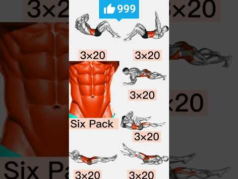 5 Minuten Sixpack Workout für Zuhause - Extrem Effektiv! #workout #fitness #status