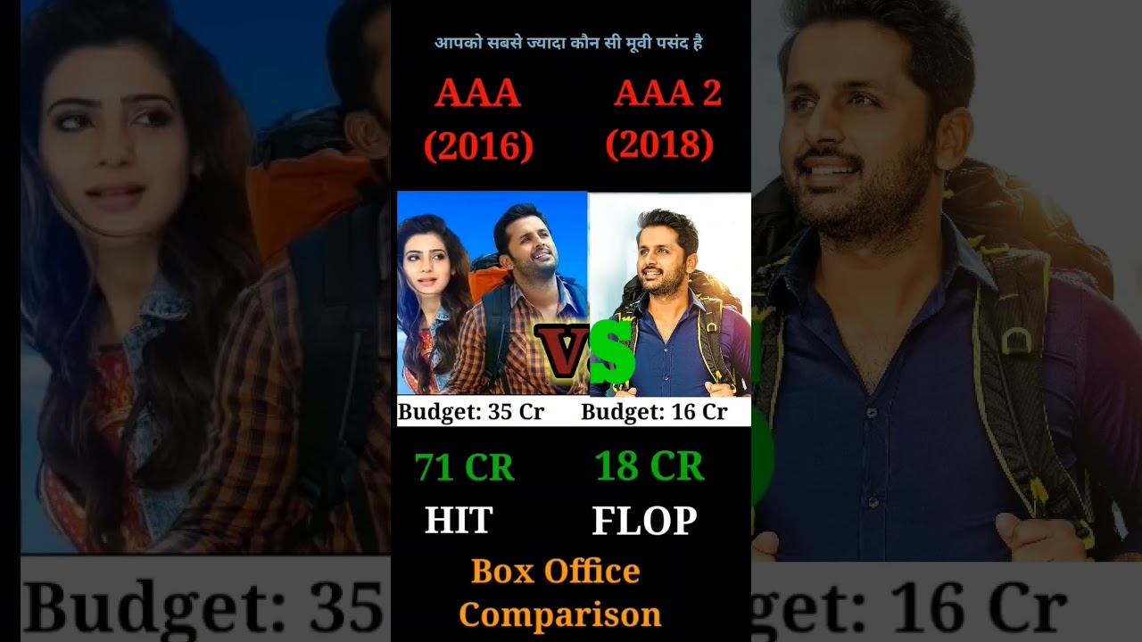 Aaa movie vs Aaa2 #shortvideo #viralvideo #movie