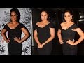 Richa Chadda Wearing Tight Black Gown