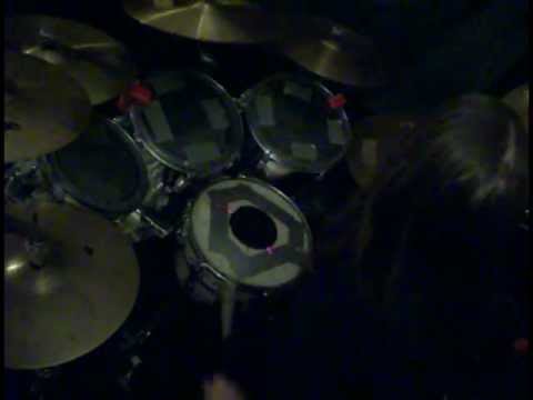 Gigadead - Planet Dead drums overhead & side cam drumming