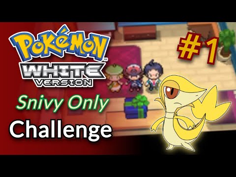 Can You Beat Pokemon White With Only A Snivy? (Part 1)