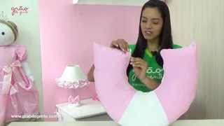 Almofada para Amamentação Luxo Rosa | Ref: 46922