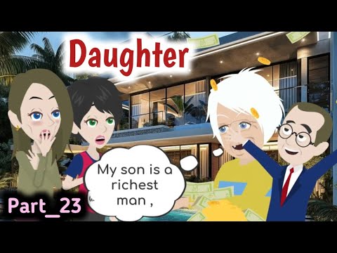 Daughter part 23 | Animated story | English story | learn English | Simple English