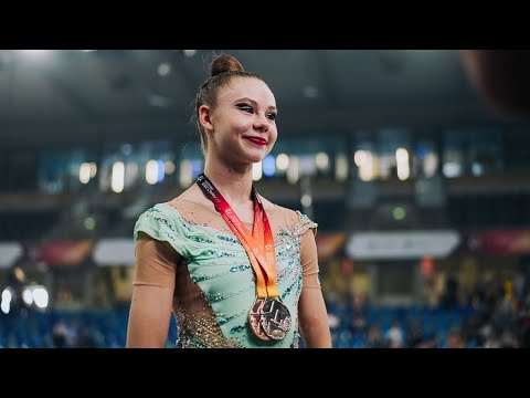 Interview mit Viktoria Steinfeld nach den RSG-Gerätfinals bei den Finals in Dresden