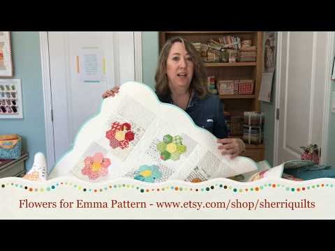 English Paper Piecing: Grandmother's Flower Garden Block Tutorial