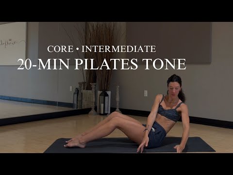 Day 4 | 20-Min Core Tone (Intermediate) No Equipment | 10 Day Pilates Tone Challenge