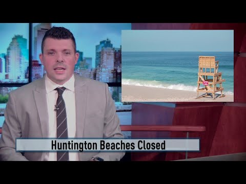 NY Long Island Huntington Beaches Closed