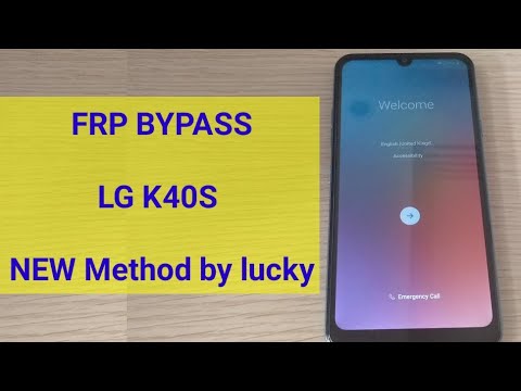 LG K40S FRP BYPASS NEW Method by lucky