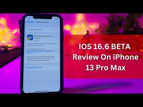 iOS 16.6 Beta Review On iPhone 13 Pro Max !! Battery Health And Battery Drain
