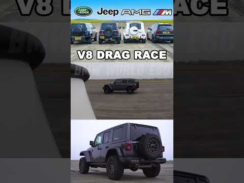 BMW X7 M50 VS Mercedes AMG G63 VS Jeep Wrangler V8 VS Land Rover Defender #shorts #youtubeshorts