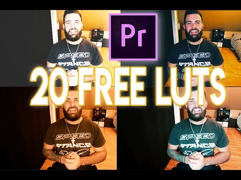 20 Free Luts | How to Download and Use Luts Premiere Pro CC