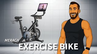 Merach S26 Aura Exercise Bike with HD Screen