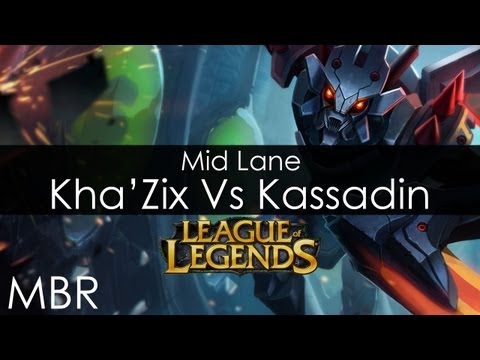 League of Legends - Kha'Zix Mid Vs Kassadin Gameplay - May 2013 - HD