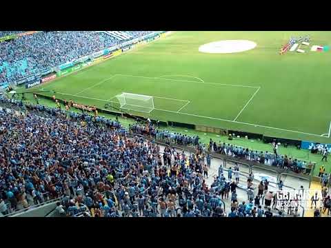 Recebimento do time do Grêmio - GAUCHÃO 2018 | GREnal 414