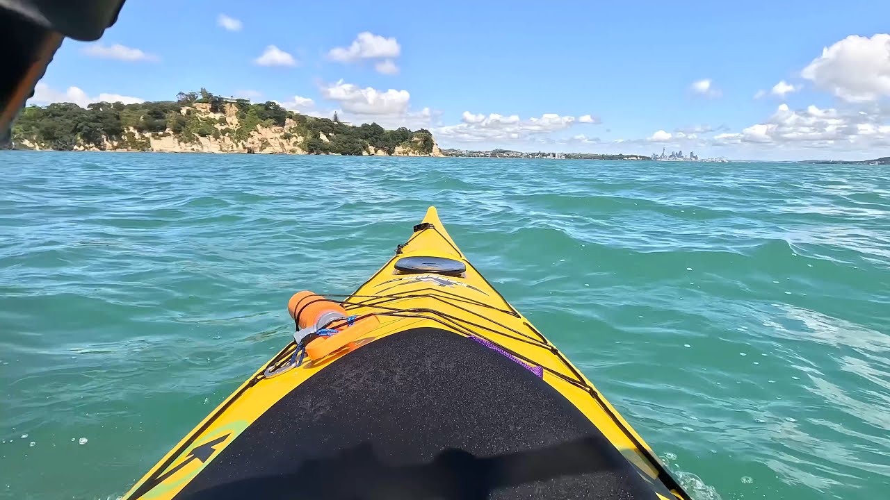 First test with the Penguin sea kayak!