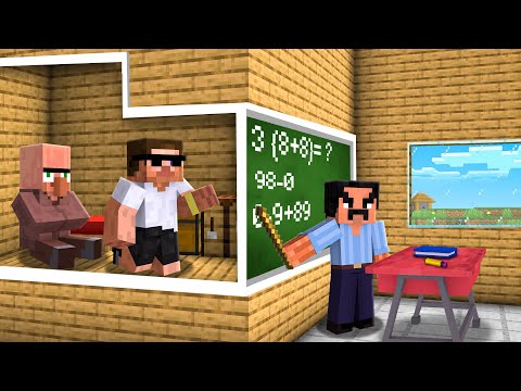 i Built a SECRET ROOM to Hide in School!