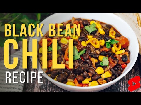Black Bean Chili Recipe #shorts
